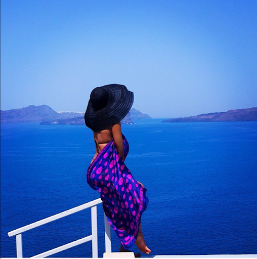 PHOTOS: Sylvia Nduka And Ene Maya's Vacation in Santorini Greece 7