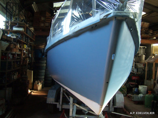 Là c'est la deuxième sous-couche (séche) avant le ponçage au 400 à l'eau