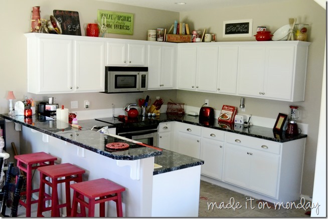 Kitchen Makeover @ Made it on Monday