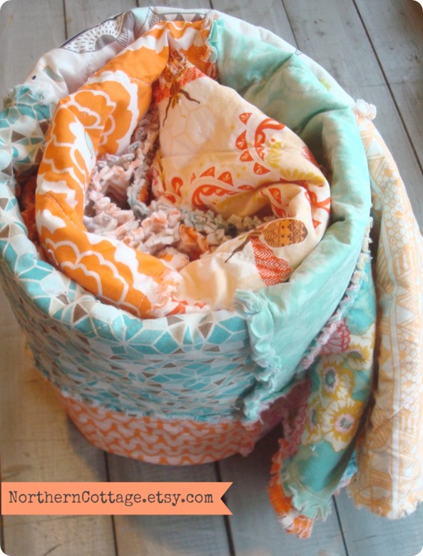 {NORTHERN COTTAGE} custom sunset quilt {NORTHERN COTTAGE} custom sunset quilt