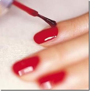 red nails
