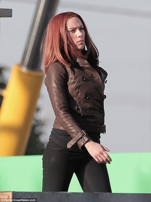 Black Widow Fights a S.H.I.E.L.D. Agent in Captain America 2 set 01