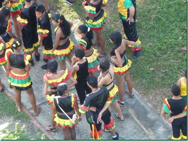 paraders forming