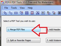 การรวมเอกสาร pdf เป็นไฟล์เดียว