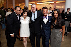 Lazaro; me; Joseph Murphy, president of JLM Couture; Randy Fenoli of Kleinfeld; and Francesca Pitera.