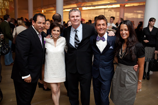 Lazaro; me; Joseph Murphy, president of JLM Couture; Randy Fenoli of Kleinfeld; and Francesca Pitera.