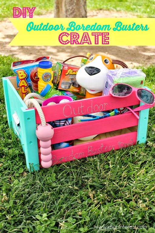 DIY Outdoor Boredom Busters Crate