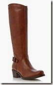 Linea Pull On Tan Knee High Riding Boot