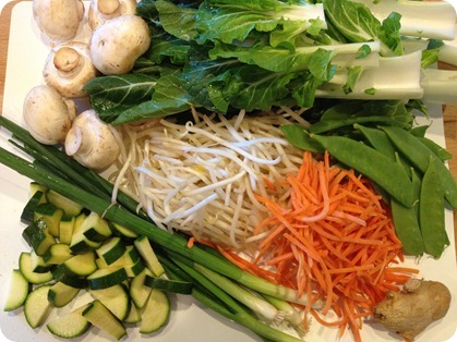 Pho vegetables How to make Pho at home