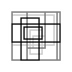 rectangle study 24, 2012, digital c-print (single edition), 40 x 40 in.