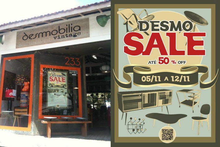 Desmobilia faz bazar de móveis e acessórios de decoração com até 50% OFF – DesmoSALE! desmobilia bazar decoracao vintage desmosale