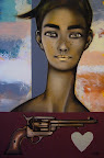 "First love" 40х60 (oil/acrylic on canvas)