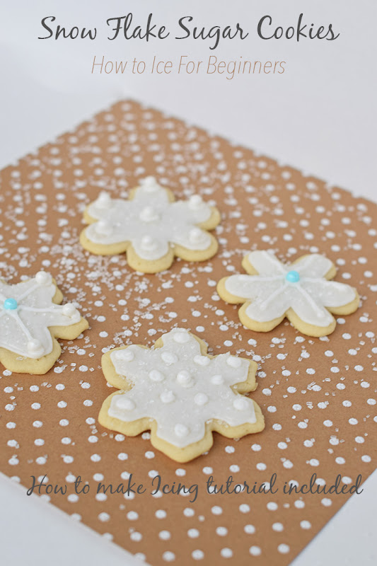 Snow Flake Sugar cookie. How to ice for beginners. How to make icing tutorial included. Christmas Snowflake Sugar Cookies : How to make icing and decorate. A wonderful step by step tutorial on how to make icing. You won't believe how easy it is to make! One of your favorite Christmas Cookie recipes will look stunning and elegant and truly worthy of gift giving! Because who doesn't love sugar cookies? Part of the Holidays Made Easy blog series. #HolidaysMadeEasy Snow Flake Sugar cookie How to ice for beginners How to make icing tutorial included. Christmas Snowflake Sugar Cookies : How to make icing and decorate. A wonderful step by step tutorial on how to make icing. You won't believe how easy it is to make! One of your favorite Christmas Cookie recipes will look stunning and elegant and truly worthy of gift giving! Because who doesn't love sugar cookies? Part of the Holidays Made Easy blog series. #HolidaysMadeEasy