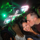 a kiss at deadmau5 in Toronto, Canada 