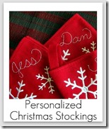 personalized christmas stockings