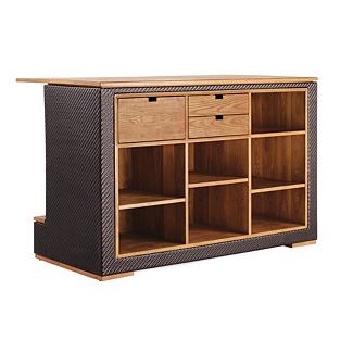 For those of you who entertain outdoors frequently, you need a sturdy bar that has plenty of storage space. I like the wood and woven exterior of this one.
(dwr.com) For those of you who entertain outdoors frequently, you need a sturdy bar that has plenty of storage space. I like the wood and woven exterior of this one.
(dwr.com)