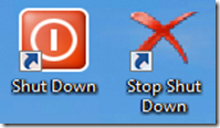Stop shut down Windows