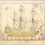 alligraphic Galleon, Ottoman period (ca. 1280–1922), a.h. 1180/1766–67 a.d. Calligrapher: Abdu'l Qadir Hisari Turkey Ink and gold on paper