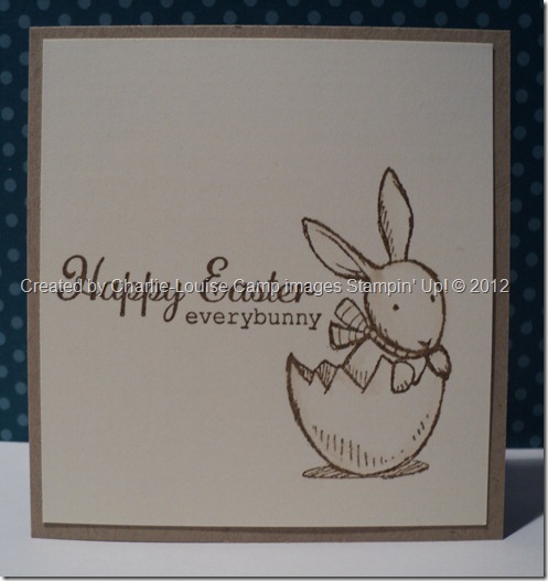 charlie camp stampin up everybunny convention swap
