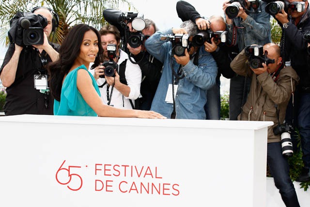 CANNES, FRANCE - MAY 18:  Jada Pinkett Smith poses at the 'Madagascar 3: Europe's Most Wanted Photocall' during the 65th Annual Cannes Film Festival at Palais des Festivals on May 18, 2012 in Cannes, France.  (Photo by Andreas Rentz/Getty Images) *** Local Caption *** Jada Pinkett Smith