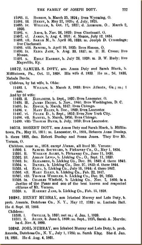 Doty-Doten Family In America-The Family of Joseph Doty153