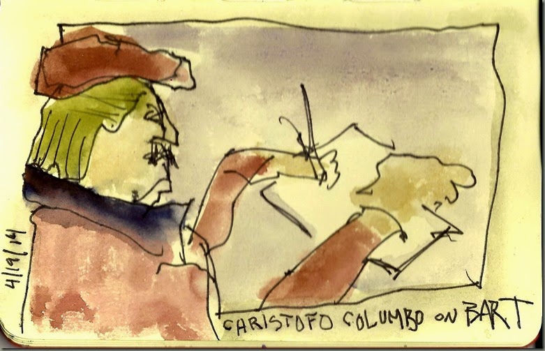Christofo Columbo on BART a