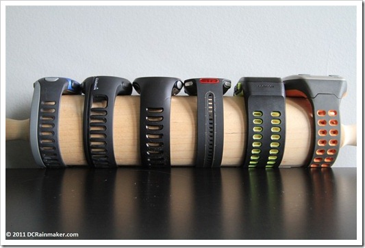 Polar RCX5 & Garmin Size Comparison, plus Nike+ GPS