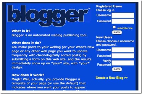 blogger first look