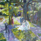 Die Hochzeit, Öl auf Leinwand, 70x50 cm, Copyright 2010 by O. Weinreich