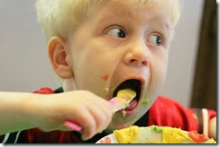 Wyatt_consumed_more_then_decorated._Checking_and_making_sure_his_moma_wasn_t_watching_but_Aunt_Sami_caught_him. Wyatt_consumed_more_then_decorated._Checking_and_making_sure_his_moma_wasn_t_watching_but_Aunt_Sami_caught_him.