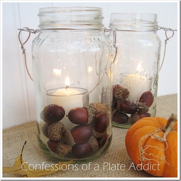 CONFESSIONS OF A PLATE ADDICT Fall Mason Jar Candles