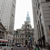 City Hall ao fundo, Philadelphia, Pennsylvania, USA