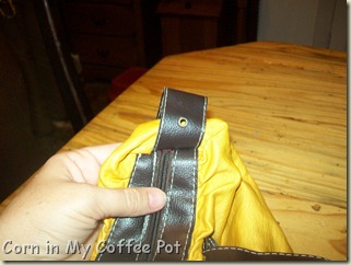 Yellow purse- Sewing 023