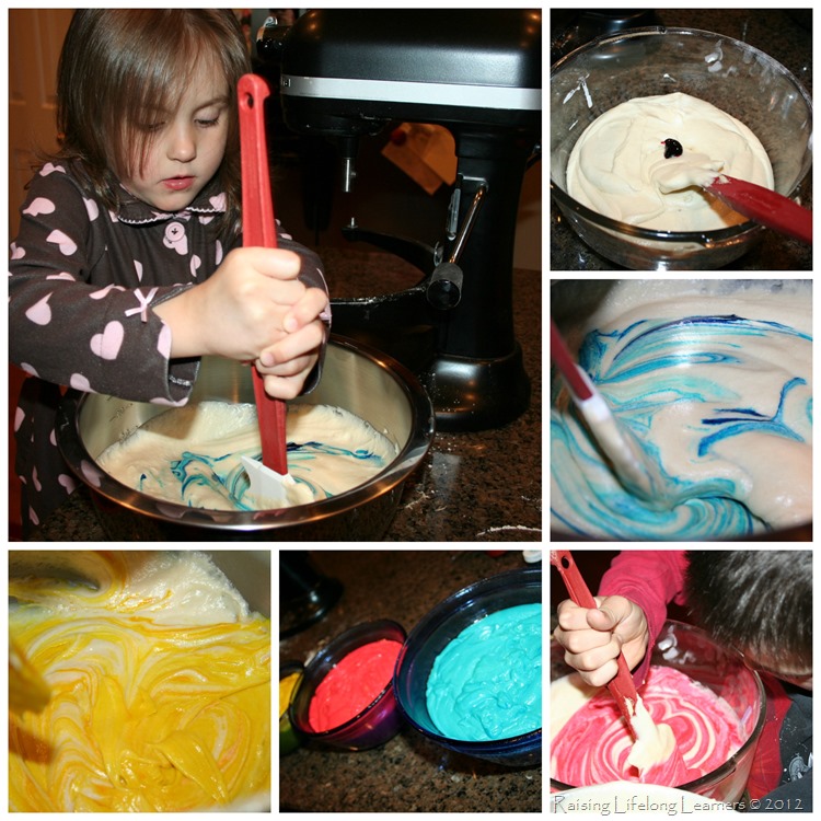 Making a Ghost Cake via www.RaisingLifelongLearners.com