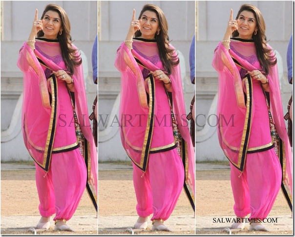 Hansika_Pink_Salwar_Kameez