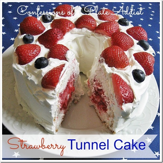 CONFESSIONS OF A PLATE ADDICT Strawberry Tunnel Cake CONFESSIONS OF A PLATE ADDICT Strawberry Tunnel Cake