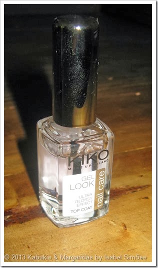 Top Coat Gel Look da KIKO KIKO