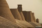 The impressive city walls