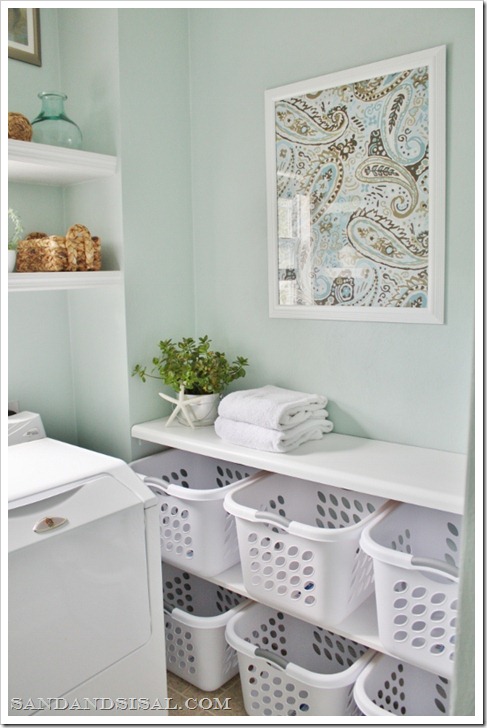 Sand and Sisal: Laundry Room Makeover