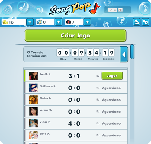 Song Pop no Facebook