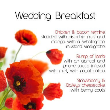 Poppies 7 Menu