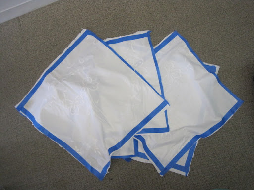 Here they are ready to be sewn.