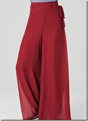 Burgundy Michaela Palazzo Burgundy Michaela Palazzo