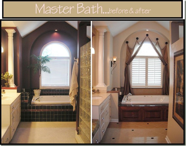 Master Bath Before and After