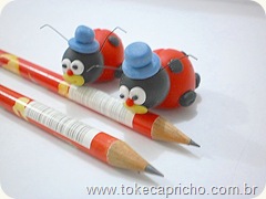 Joaninha com chapéu Joaninha com chapéu
