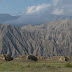 Fortress on the banks of the Naryn River, Kyrgyzstan