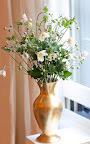 The gorgeous flower arrangements were by Matthew Robbins.