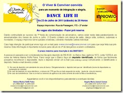 Convite Dance Life II
