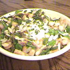 Gingered Scallop, Shrimp & Snow Peas