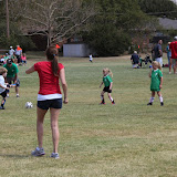 Pressly's first soccer game!